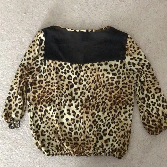 Cheetah 🐆 Print Blouse - Picture 2 of 4